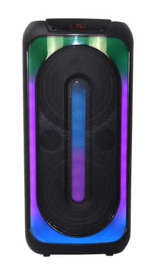 Système audio pour fête, haut-parleur de fête, système de cinéma maison, DJ, haut-parleur PA sans fil Portable, double haut-parleur Bluetooth avec chariot de 8 pouces