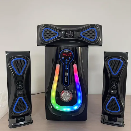 Jerrypower 3.1 Système de cinéma maison Son Musique Haut-parleur Bluetooth sans fil